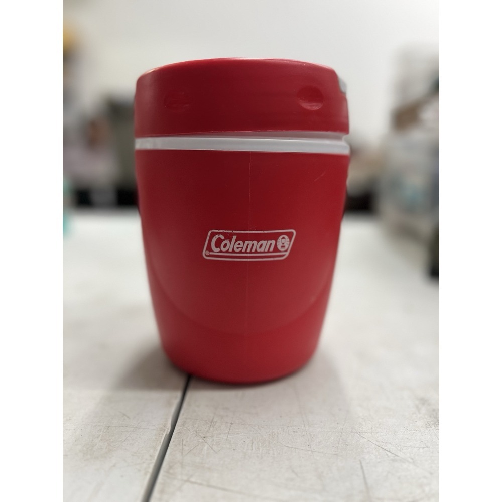 Coleman‎ Compartment Lunch Box Red 1.2 Liter / 33oz No Spoon Pre-Owned